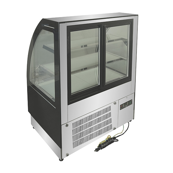 RIT JCM 対面冷蔵ショーケース（ラウンド型） RITS-126T 冷蔵 業務用冷蔵庫 保冷庫 ノンフロン  ジェーシーエム ショーケース  陳列 - 8