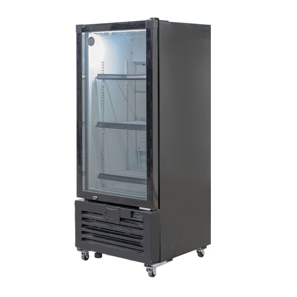 おすすめ】 RITS-142 タテ型 冷蔵ショーケース ブラック 冷蔵庫 ノンフロン ※軒先 車上渡し
