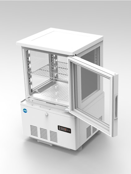 JCMオフィシャルショップ / 4面ガラス冷蔵ショーケース（片面扉