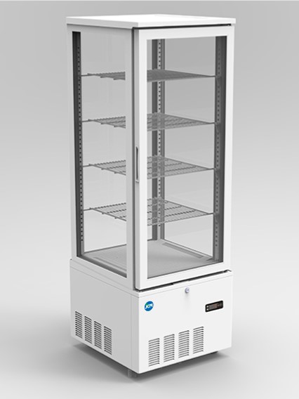 JCMオフィシャルショップ / 4面ガラス冷蔵ショーケース（片面扉
